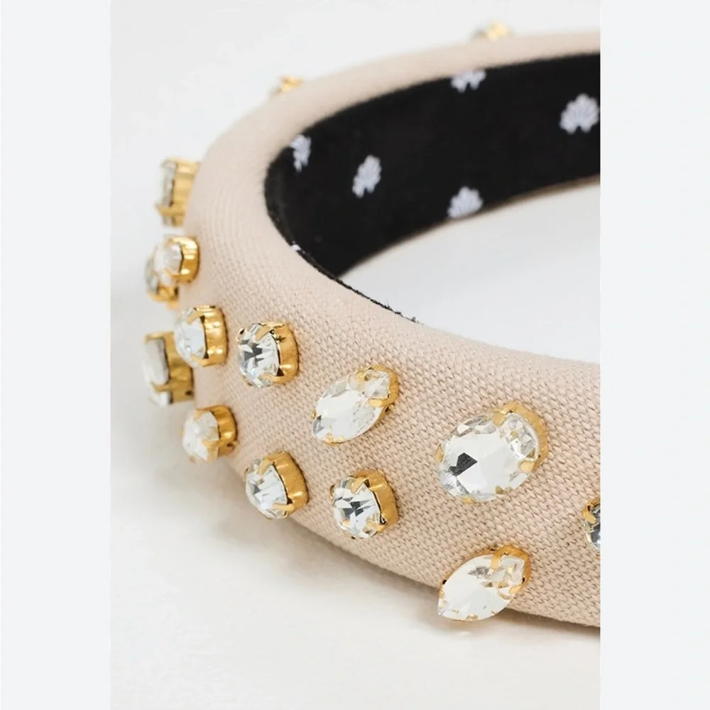 Lele Sadoughi Glittering Crystal Alice Headband